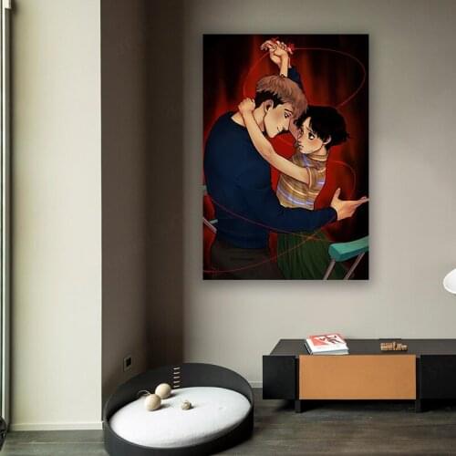Anime Character Killing Stalking Canvas Print Wall Art Painting Poster Frame Board for Office Decor, Best Gift