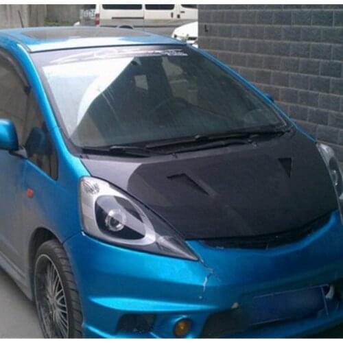 Suit For Refitted Suit the of Honda Fit 09-13 Carbon Fiber Engine Hood