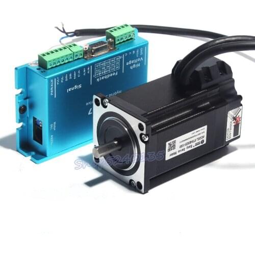 Closed Loop driver kit 2NM HBS507 573HBM20-1000 3 phase Hybrid servo motor with 1000 line encoder