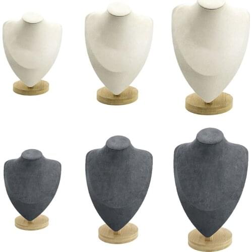 Mannequin Necklace Display Stand Holder Showcase for Jewellry Window Display