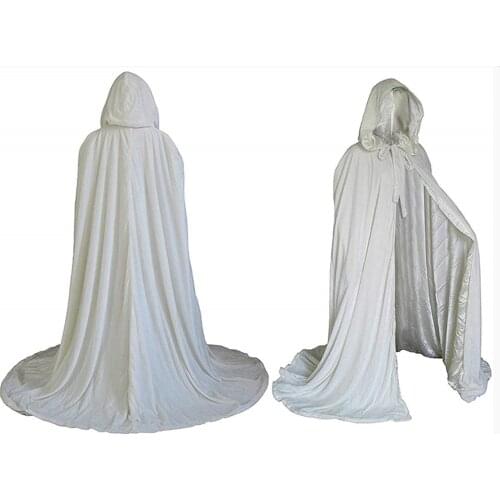 Bridal Wedding Capes Veils Hooded Warm Bridal Wraps Faux Fur Cloak Cathedral Length Wedding Cloak Charming Cathedral Length