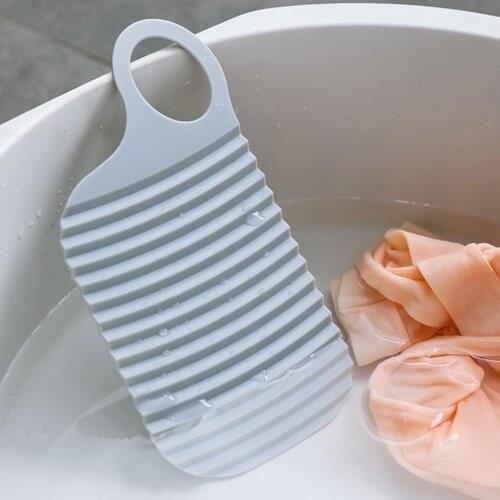 Useful Laundry Board Cute Thicker Plastic Hanging Design Space-saving Mini Hand Wash Scrubboard for Home Cleaning Tool Washboard