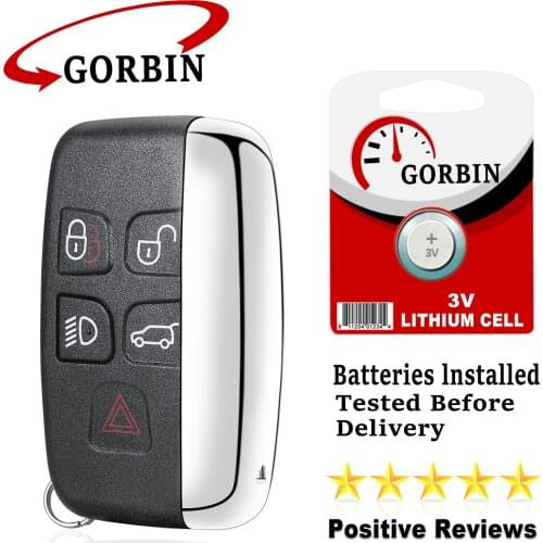 Smart Remote Car Key for Land Rover LR2 LR4 Range Rover Evoque Sport 7945 Chip 315/434mhz 5BUT for Land Rover Keytless Entry