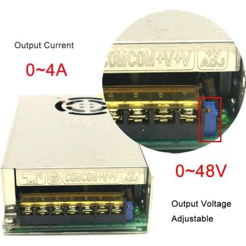 Regulated Switching Power Supply DC 18V 19V 20V 28V 32V 38V 40V 42V 43V 48V 2A 3A 4A AC110/220V Voltage Adjustable Power Supply