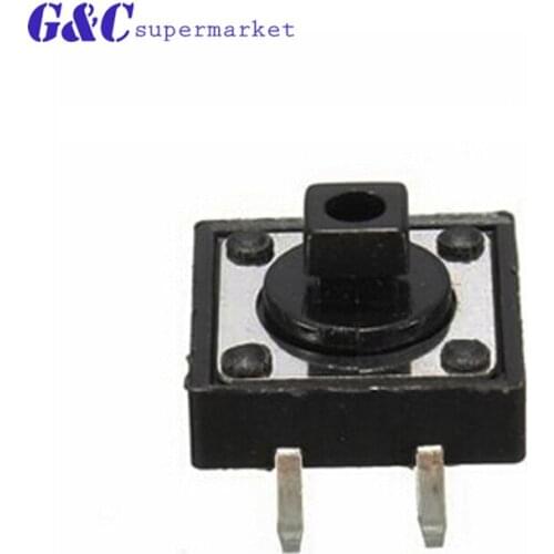 20PCS PCB 12*12*7.3mm 4pin Tactile Tact Mini Push Button Switch 12x12x7.3mm 4p SMT Vertical Micro Switch diy electronics