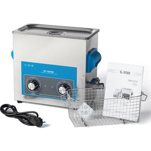 VGT-1860QT Ultrasonic Cleaner 6L 150W with Heating Basket Mechanical Controller Ultrasonic Bath