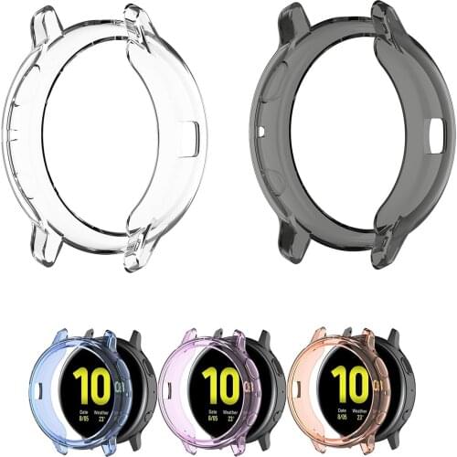 TPU Protective Case for Samsung Galaxy Watch Active 2 Silicone Protection Cover Galaxy Active 2 44mm 40mm R830 R820 Case