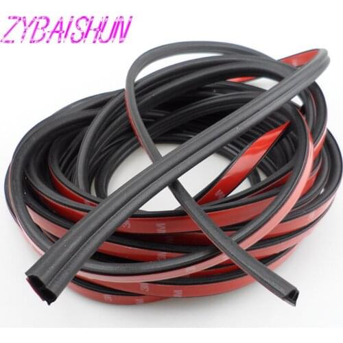 ZYBAISHUN 2 meters b type sealant auto door use in car door B pillar car rubber gasket for soundproofing door sealing