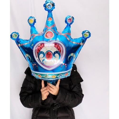 1 Pc Princess Prince Crown Aluminum Foil Balloon Birthday Party Decoration Adult Children Party Supplies Balloon Baby Shower