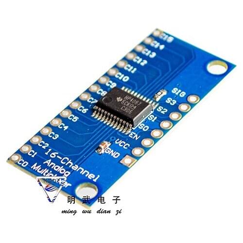 CD74HC4067 16-Channel Analog Digital Multiplexer Breakout Board Module For Arduino 2V-6V Microcontroller 16 Device RX Lines