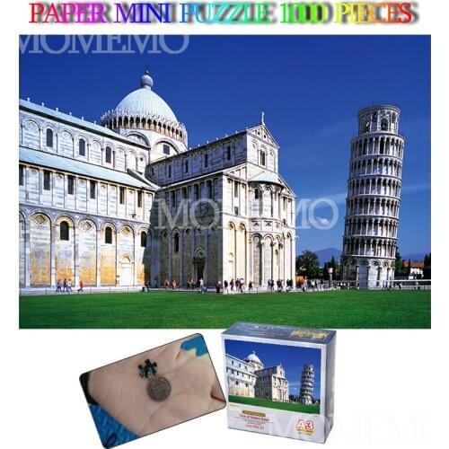 Campanile Pisa Italy World Famous Landscape Puzzle 1000 Pieces Jigsaw Puzzle Paper Mini Puzzle Adults Puzzles Games Toys Gifts