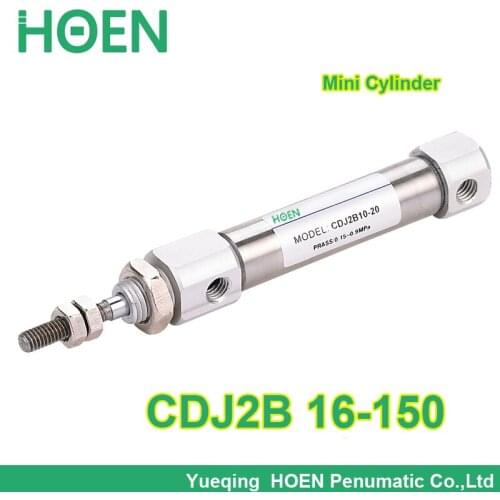 CDJ2B16-150 SMC type CJ2B CDJ2B series single rod double action 16mm Bore 150mm Stroke Pneumatic Mini Cylinders CDJ2B16*150