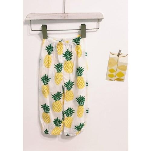 COOTELILI Linen Spring Toddler Kids Boys Girls Summer Pants Trousers Baby Pajama Clothing Anti-mosquito Linen Children Leggings