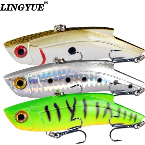 LINGYUE 9cm 27g Vib Vibration Hard Bait Perch Killer Fishing Lures Sharp Hooks Crankbaits Wobblers Long Shot Bait