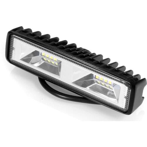 48W 16 LED 6000K Car SUV Flood Beam Work Light With Accessories Great For 12V-24V Offroad SUV ATV Truck