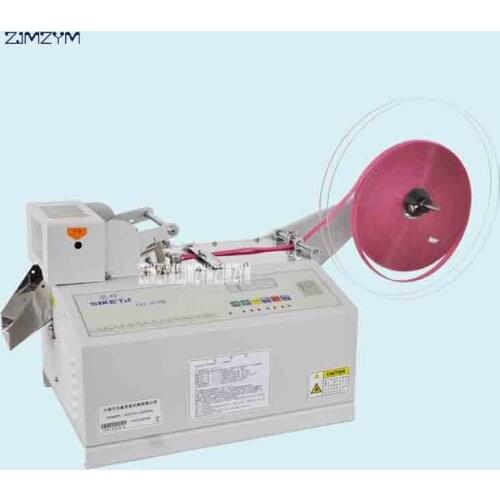New QD-916 Automatic Adhesive Tape Cutting Machine Electric Power Tape Pipe Cutting Machine 220V 90W 100~120pcs/min 1-99999mm