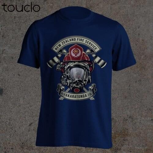 New Zealand Fire Service And Emergency Wakaratonga Iwi Rescue Fire Fighter 2020 Newest MenS Funny Fashion Classic Band T-Shirt