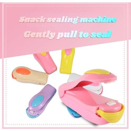 Mini Portable Food Clip Heat Sealing Machine Sealer Hand Pressure Home Snack Bag Utensils Gadgets Item Kitchen Accessories Tools