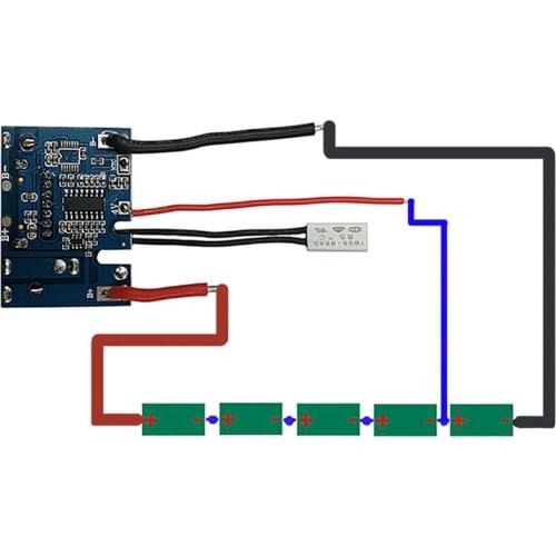 1pcs Durable Lithium Battery Protection Board Replacement PCB Circuit Board for Makita 18V BL1830 BL1815 BL1890 Repair Part