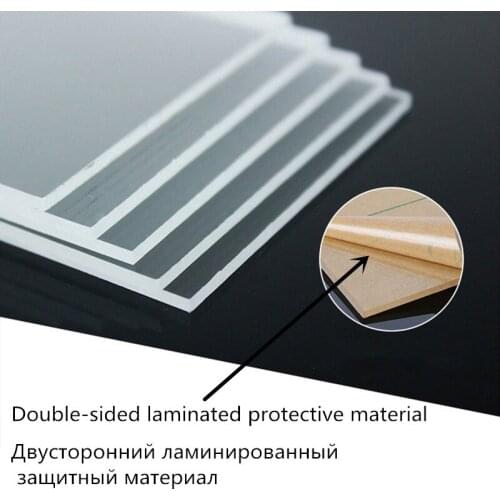 Plexiglass Transparent Clear plastic Sheet acrylic board organic glass polymethyl methacrylate 1mm 3mm 8mm thickness 200*200mm