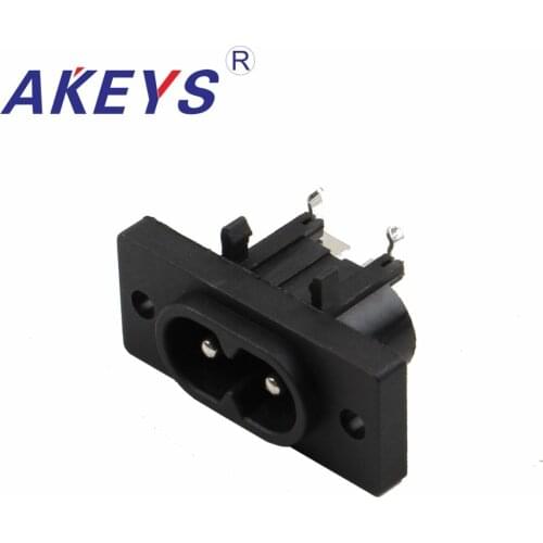 20PCS AC-008 3pins AC power socket switch with fuse for Smoke lampblack machine