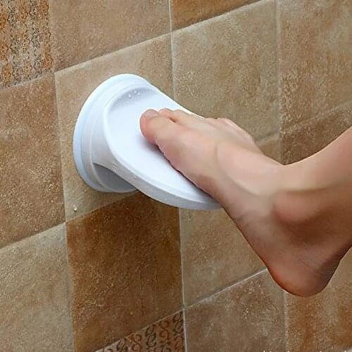 Bathroom detachable strong Li sucker pedal no punching bathroom bath mat no bending pedal shower accessories