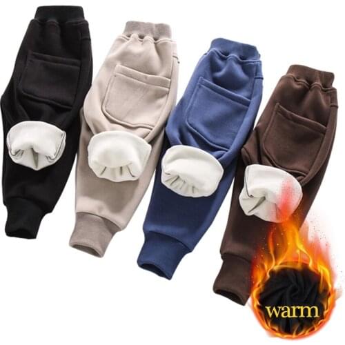 Pants For Girls Thick Warm Baby Girl Pant Cotton Padded Kids Pants Autumn Winter Baby Girls Clothing