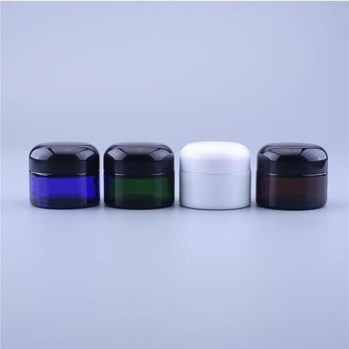 Glass Refillable Ointment Bottles Empty Cosmetic Jar Pot Eye Shadow Face Cream Container 30g 10pcs