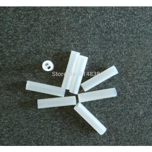 Wkooa 5x15.5 Diameter 5mm Length 15.5 mm Nylon PCB Board Mount LED Spacer Support Hood