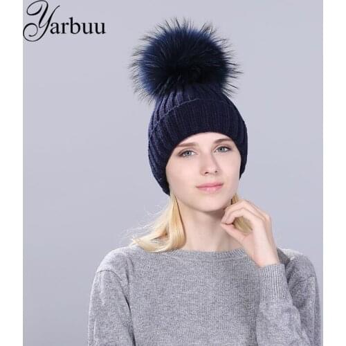 YARBUU Women's Hats With Pompoms