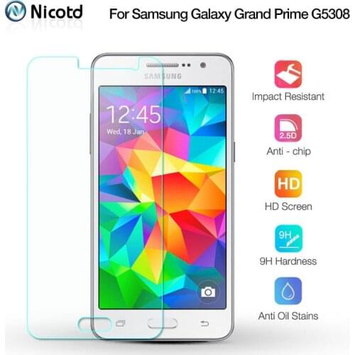 Nicotd Tempered Glass For Samsung Galaxy Grand Prime G5308 Screen Protector Film on G530 G531 G5308 G530H G531F G531H SM-G531