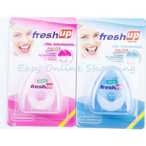 50M Micro Wax Peppermint flavor Dental Flosser Interdental Brush Teeth Stick Toothpicks Floss Pick Oral Hygiene Clean Wire