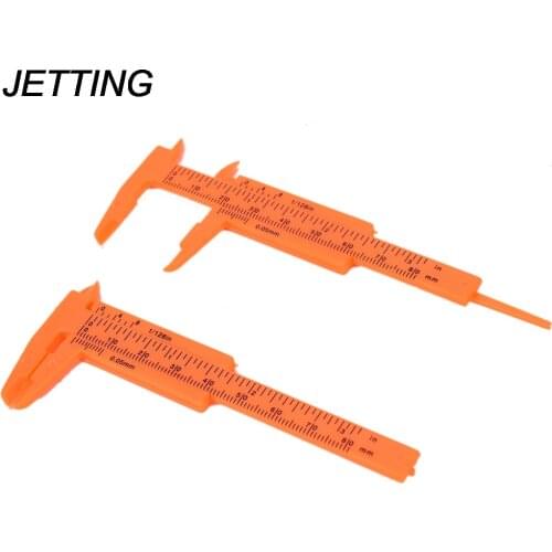 JETTING 1PCS Plastic Measuring Tools Mini Vernier Calipers 1 mm/mini Ruler Micrometer Gauge 80 mm Length Vernier Calipers