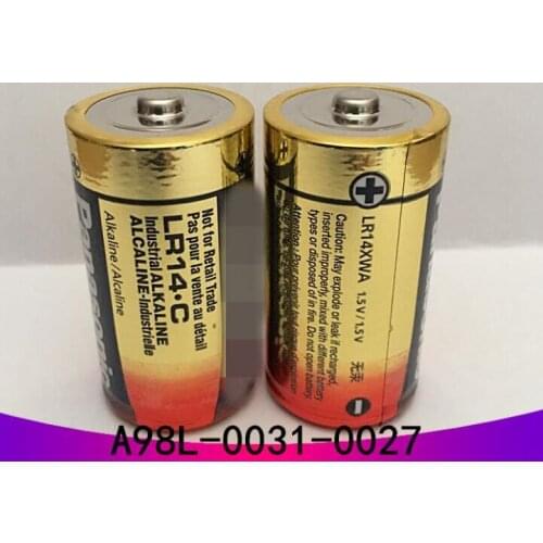 2PCS Original Japanese No. 2 battery single 2 form alkaline LR14.C 1.5V A98L-0031-0027 LR14