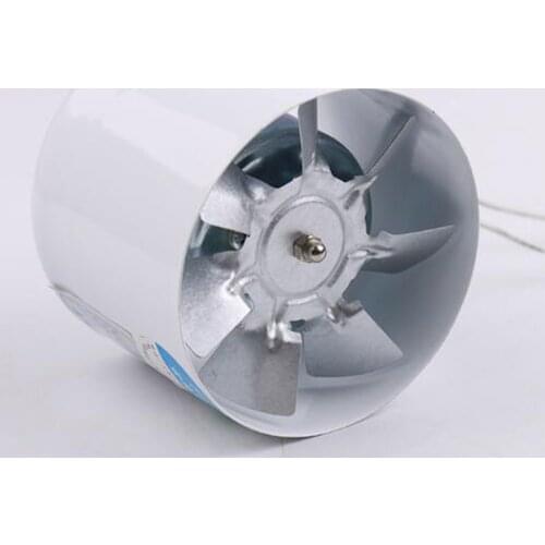 4'' 100mm 20W Inline Duct Booster Fan Ventilation Exhaust Air Blower For Bathroom Garage