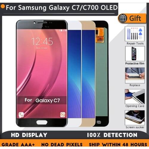 5.7'' C7000 LCD for SAMSUNG Galaxy C7 C7000 LCD Display Touch Screen Digitizer Replacement For Samsung C7 C7000 LCD