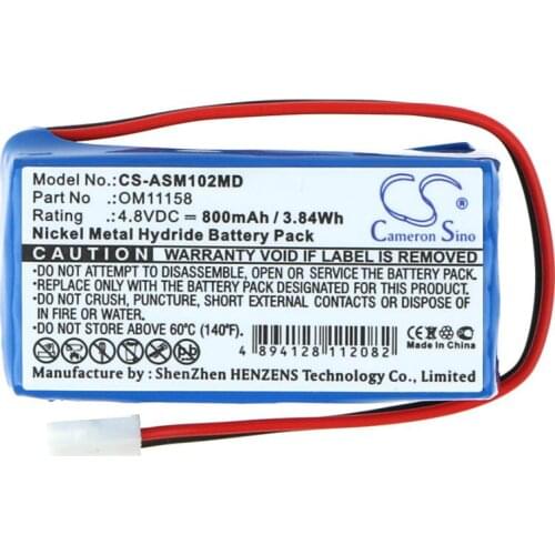 Cameron Sino 800mAh battery for AIR SHIELDS-VICKERS JM102 Jaundice Mete OM11158 Medical Battery