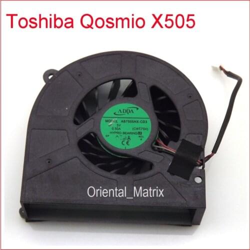 Free Shipping New AB7005HX-CD3 DC5V 0.5A For Toshiba Qosmio X505 X505-Q870 CPU Cooler Cooling Fan