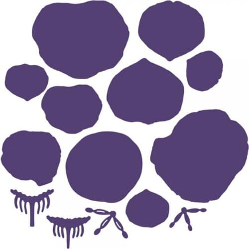 CH 2020 New Arrival Round Flower Stencil Metal Cutting Dies For Scrapbooking Practice Hands-on DIY Album Card Handmade T