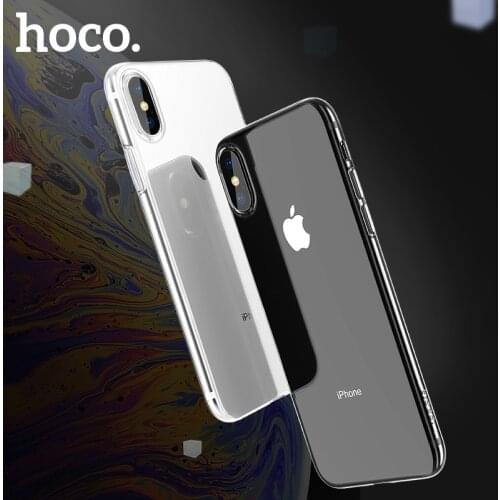 HOCO 2018 Soft TPU Case for iPhone XS Transparent Protective Cover Ultra thin Protection For iPhone XS Max iphone XR Slim shell