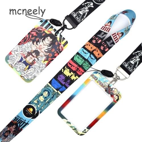 Men Cartoon ID Credit Bank Card Holder Students Bus Card Case Lanyard Child Visit Door Identity Badge Cards Cover Cool Wristband