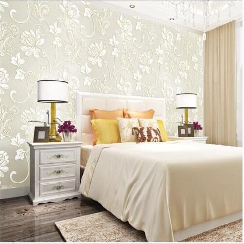 Wellyu European wallpaper water washing thick three - dimensional 3D wallpaper bedroom living room TV background wallpaper