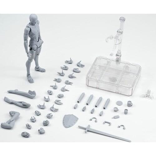 1 Set Drawing Figures For Artists Action Figure Model Human Mannequin Man and Woman Set Action Figure Toys Draw figures figurine