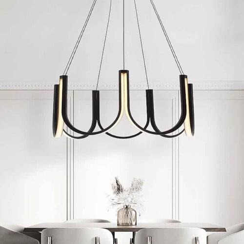 Living room modern minimalist headlight lighting luxury minimalist atmosphere Nordic creative restaurant lights