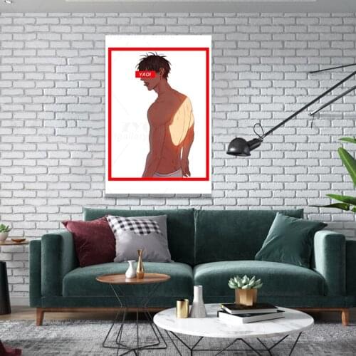 Yaoi Kink Art Poster Wall Hanging Painting Artwork Painting for Home Decor Dorm Office Modular Canvas Pictures
