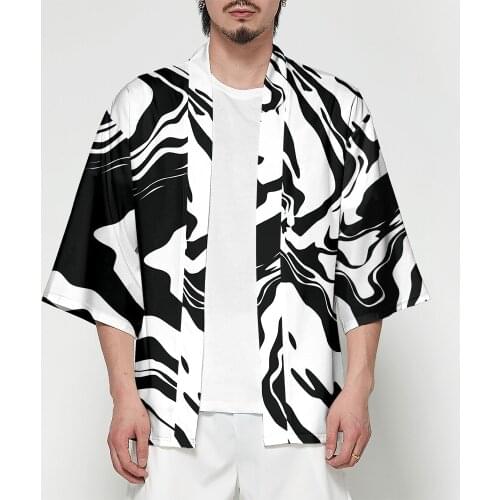 Asian Kimono Cardigan Japanese Kimonos Woman Men Shirt Kimono Couple Yukata Popular Japans Clothing Summer Fall Beach Kimono