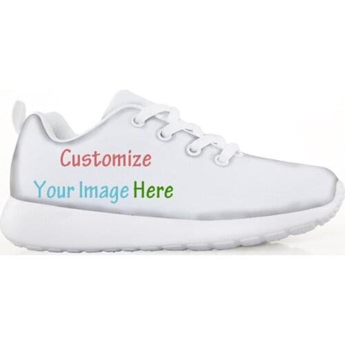 2019 Fashion Childrens Shoes Sneakers for Children Boys Girls Cute Cat Pattern Kids Casual Flats Breath Lace-up Shoes Hot Sale