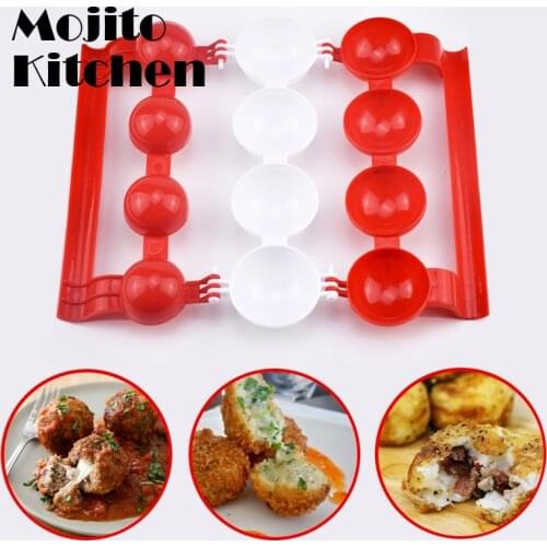 1PC new meatball mold making fish ball Christmas kitchen self stuffing food cooking ball machine kitchen tools accessories