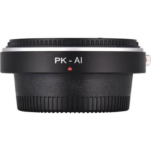 Lens Mount Adapter Ring for Pentax K Mount Lens to Fit for Nikon AI F Mount Camera Focus Infinity Adapter Ring w/ Optical Glass