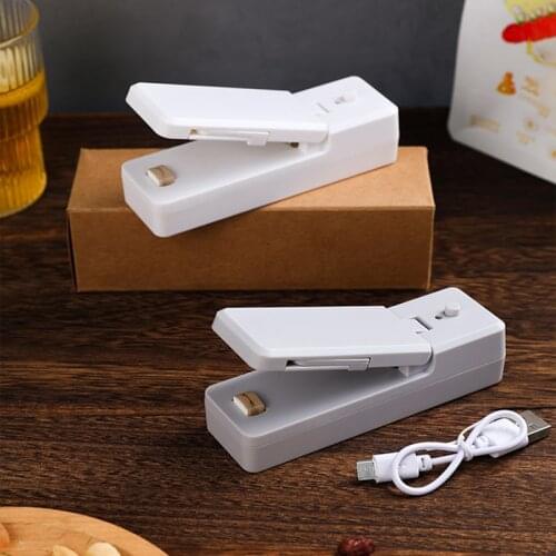 Plastic Close Bag Soldering Packages Vacuum Iron Usb Closure Portable Heat Machine Food Save Mini Manual Thermal Clip for Sealer